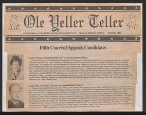 Primary view of object titled '[Clipping: Fifth Court of Appeals Candidates]'.