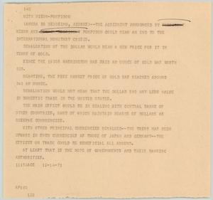 Primary view of object titled '[News Script: With Nixon-Pompidou]'.