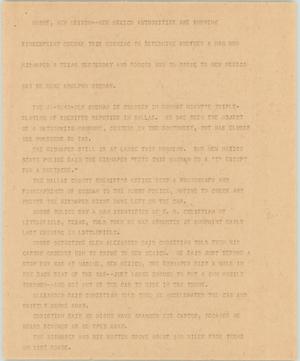 Primary view of object titled '[News Script: Deputy slayings-kidnapping]'.