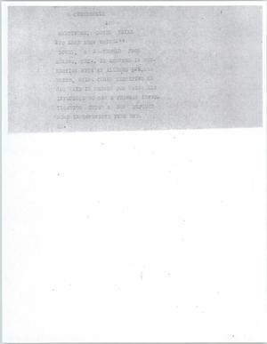 Primary view of object titled '[News Script: Dowdy trial]'.