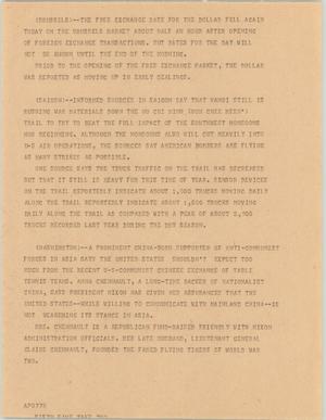Primary view of object titled '[News Script: International and national news]'.