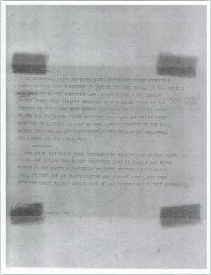 Primary view of object titled '[News Script: Times Australia]'.