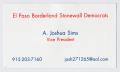 Text: [Business Card for A. Joshua Sims]