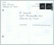 Thumbnail image of item number 1 in: '[Envelope Addressed to Al Daniels]'.