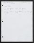 Primary view of [Handwritten notes]