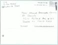 Primary view of [Envelope Addressed to Texas Stonewall Democratic Caucus]