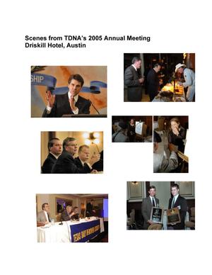 Primary view of object titled '[Photographs from the 2005 TDNA Annual Meeting]'.