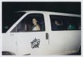 Primary view of [Photograph of UNT van containing passengers]