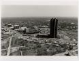 Photograph: [Cityplace Tower and US 75 wide aerial view]