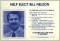 Text: [Help Elect Bill Nelson card]