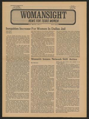 Primary view of object titled 'Womansight: News for North Texas Women, Volume 2, Number 11, May 1982'.