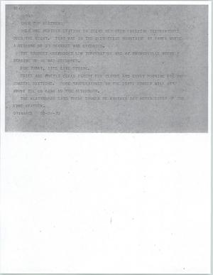 Primary view of object titled '[News Script: New top weather]'.