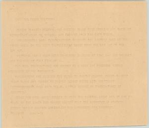 Primary view of object titled '[News Script: Texas weather]'.