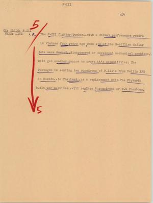 Primary view of object titled '[News Script: F-III]'.