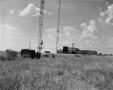 Photograph: [Test towers outside of the WBAP studio]