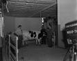 Photograph: [Doc Rhuman in a cow lab]