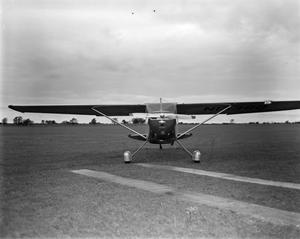 Primary view of object titled '[Photograph of airplane for B.G.P.]'.