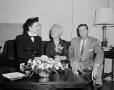 Photograph: [Photograph of Margaret McDonald seated with guests]