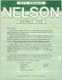 Letter: [Nelson Campaign Letter, 1985]