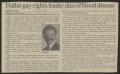 Clipping: [Clipping: Dallas gay-rights leader dies of blood disease]