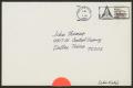 Thumbnail image of item number 1 in: '[Letter to John Thomas, August 7, 1981]'.