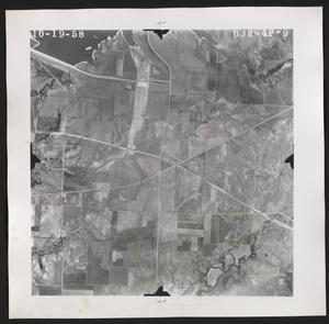 Primary view of object titled '[Aerial Photograph of Denton County, DJR-4P-9]'.
