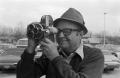 Photograph: [KXAS employee with a film camera, 2]