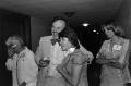 Photograph: [Blake Byrne and Bertha Hernandez with others at the KXAS Party]
