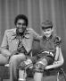 Primary view of [Charley Pride and a young child with MDS, 3]
