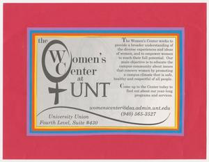 Primary view of object titled '[The Women's Center at UNT]'.