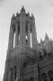Photograph: [Photograph of the tower of a church]