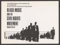 Primary view of [Invitation: Black Music and the Civil Rights Movement Concert]