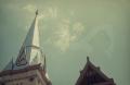 Photograph: [Greenville Church steeple]