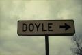 Photograph: [Doyle sign]