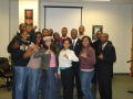 Image: [Groups posing with hand signs during 2006 BHM]