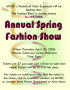Primary view of [Annual Spring Fashion Show flier, April 20, 2006]