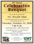 Primary view of [16th Annual Celebración Banquet flier]