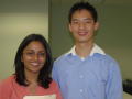 Image: [Rushika Patel and Clinton Chow at APAEC]