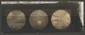 Photograph: [Triptych of three circular images]