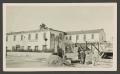 Thumbnail image of item number 1 in: '[Man constructing a stone building in front of the Stevenson House in Monterey, California]'.