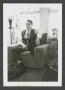 Photograph: [Photograph of Curt Stiles in a chair, 4]