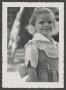Photograph: [Photograph of young Carol Williams in a dress with a large collar, 2]
