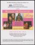 Pamphlet: [Flyer: Mothers and Daughters Sing]
