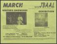 Pamphlet: [Flyer: March into spring with JBAAL]