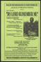 Thumbnail image of item number 1 in: '[Flyer: Do Lord Remember Me]'.