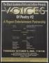 Thumbnail image of item number 1 in: '[Program: Voices of Poetry #2]'.