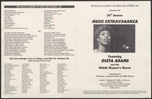 Primary view of object titled '[Program: 24th Season Music Extravaganza]'.