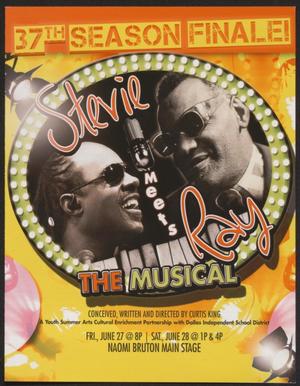 Primary view of object titled '[Program: Stevie Meets Ray the Musical]'.