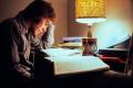 Thumbnail image of item number 1 in: '[TCU student studying]'.