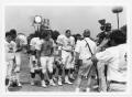 Primary view of [Scott Bakula and Sinbad filming "Necessary Roughness"]